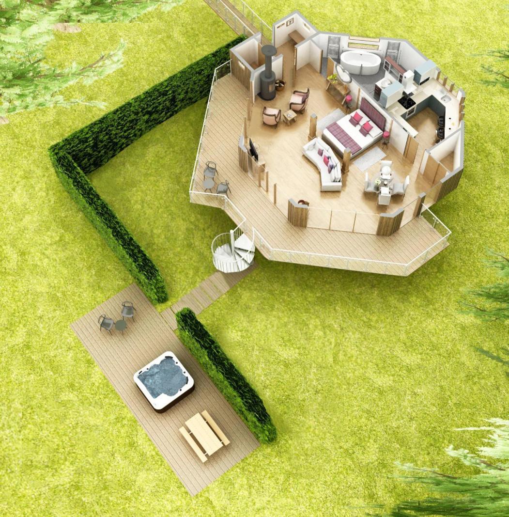 Dalnoid Cottages & Treehouses Nr Glenshee Εξωτερικό φωτογραφία