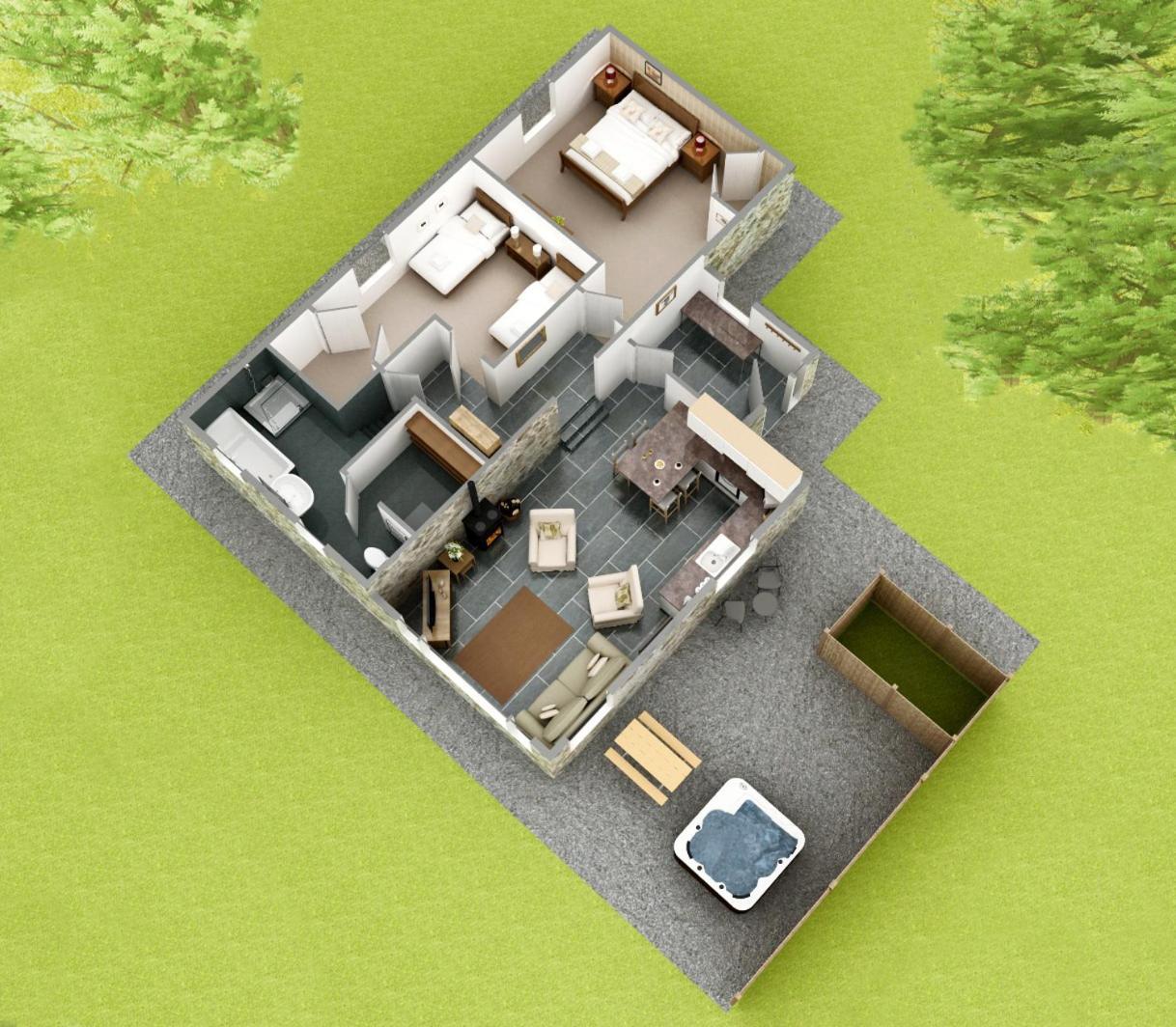 Dalnoid Cottages & Treehouses Nr Glenshee Εξωτερικό φωτογραφία